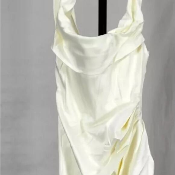 HOUSE OF CB 'Delphine' Ivory Draped Corset Bridal Gown Size S Small NWOT - Picture 15 of 16